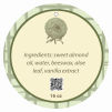 Soothing Text Circel Bath Body Favor Tags